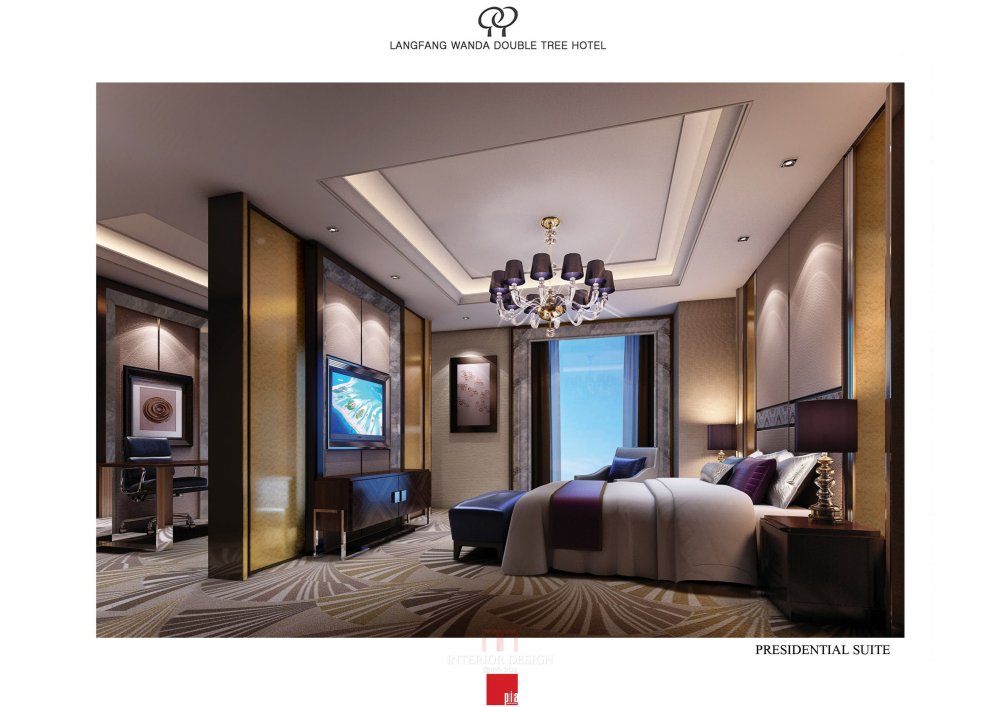 廊坊万达希尔顿逸林酒店效果图大图_Presidential Sweet - Bedroom1_缩小大小.jpg