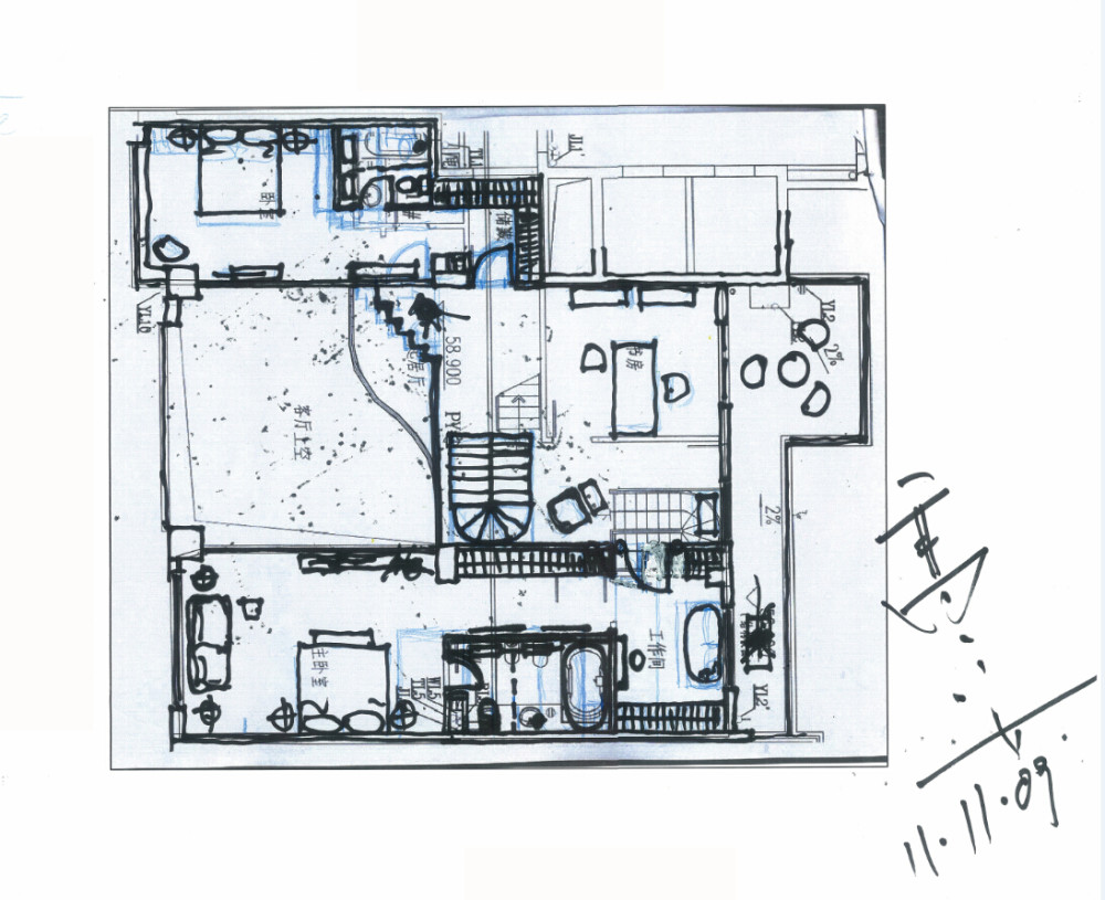 高文安设计公司手稿分享_爱丁堡国际公寓 3.jpg