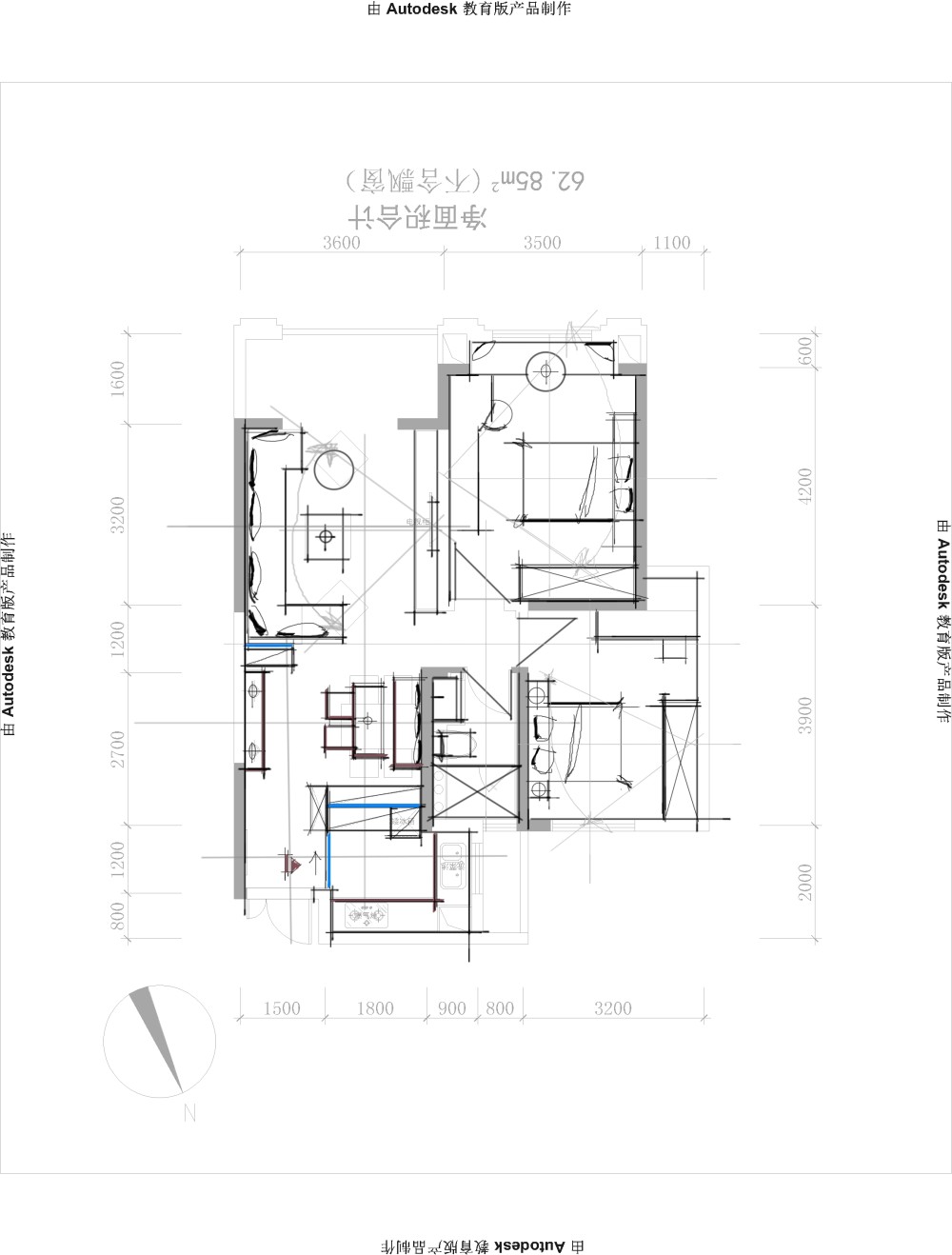 87平米自住用房求平面优化设计，悬赏600DB！_Imag3333.jpg