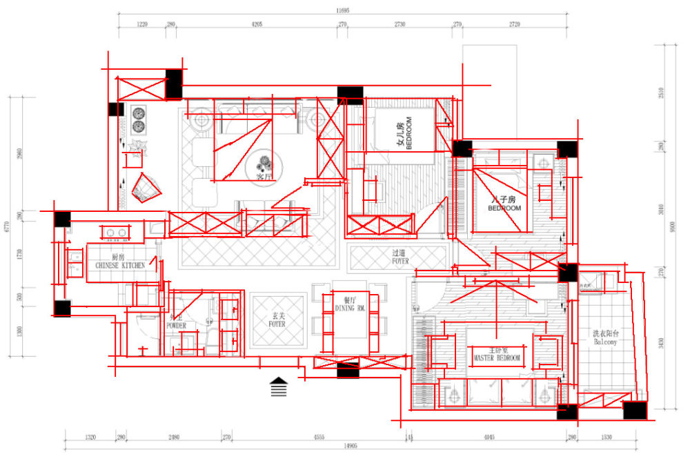 排了两个方案感觉没差别,希望大家给点建议_20141029.jpg