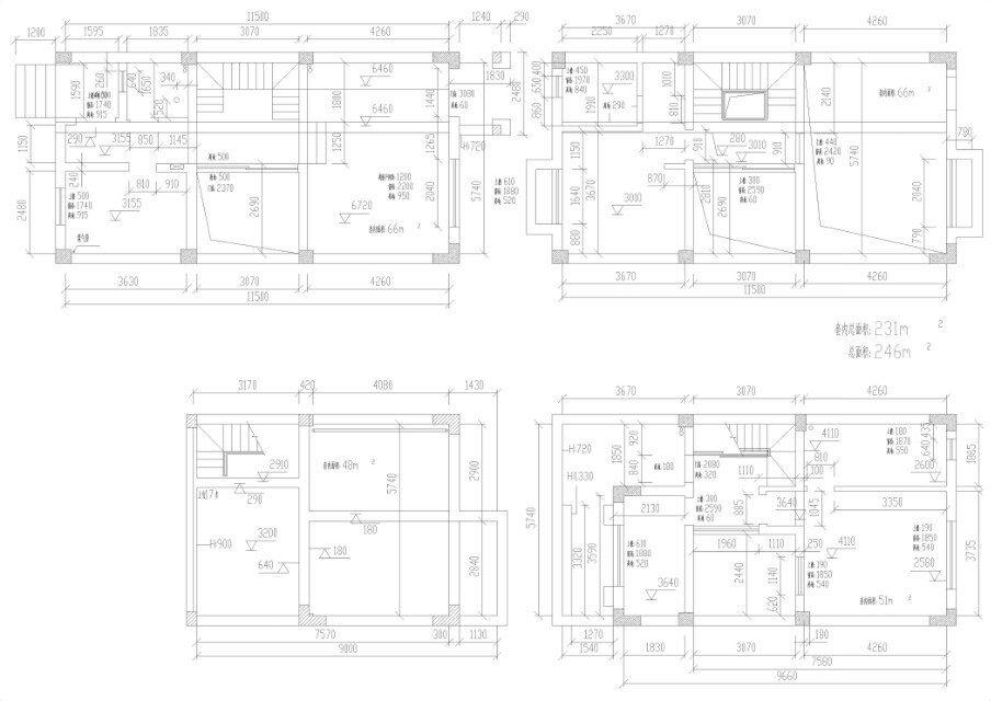 餐厅和厨房放地下室排烟排水防潮等技术问题_求平面方案，要求1F客厅，书房，老人房，客卫功能；2F双套房+起居室；3F全套房 ...