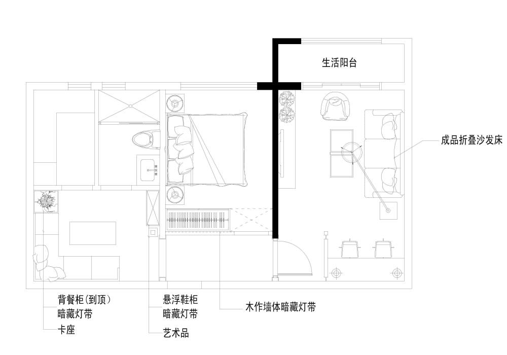 小户型平面方案求助_方案-Model.jpg