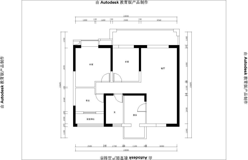 102㎡ 蜗居    设计师之家    有时间请大家提提各自想法  集..._0000.jpg