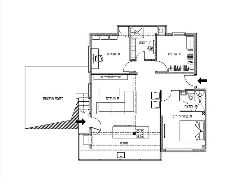 以色列  50s Apartment  改造_3e273__Floor-plan-of-the-revamped-apartment-in-Israel.jpg