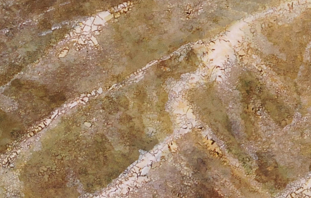 佛山明圣十三艺术挂画——裂彩山群 大自然的礼物_纯手绘进口钢化玻璃裂彩画+实木框