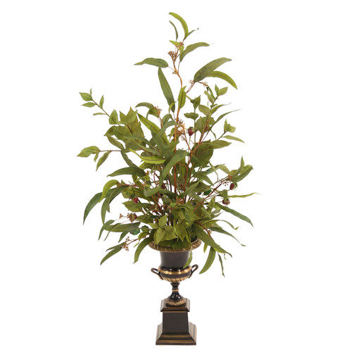 绿色植物-纯爱_Distinctive-Designs-Silk-Rose-Hips-and-Seeded-Eucalyptus-in-Trophy-Urn.jpg