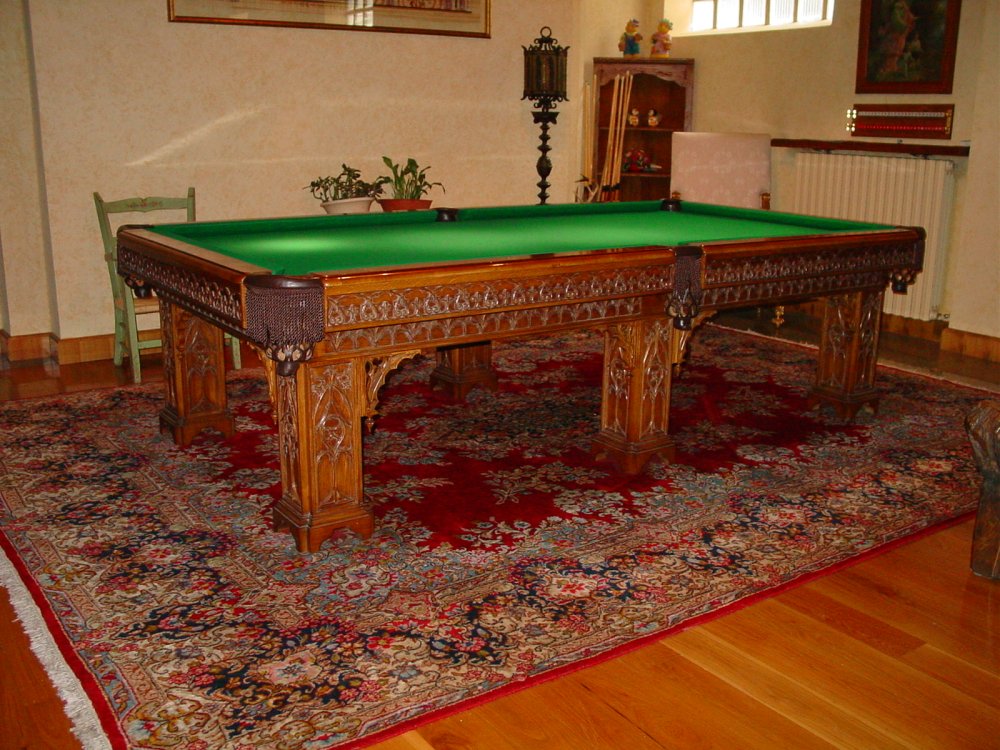 ART. 1008  Gothic Pooltable1.JPG