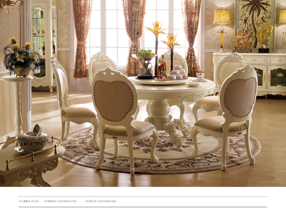 夏洛蒂系列家具给大家分享一下_722圆台、皮餐椅、725饭厅柜.jpg