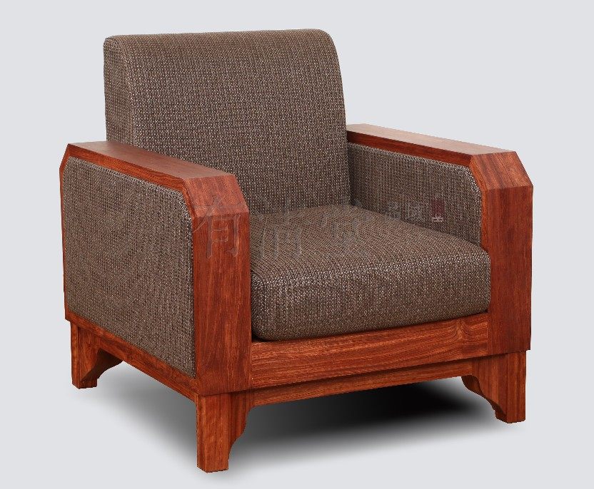 新中式家具-明风与现代的对话，去繁就简造就经典_花木软椅（单席）