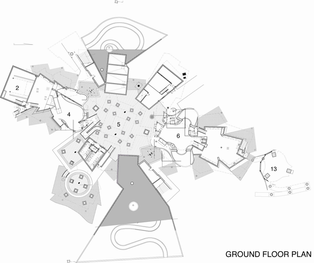 大家猜猜这是哪位大师的作品，手法特征很明显_调整大小 54504807e58ecea3a0000178_biomuseo-gehry-partners_ground.png