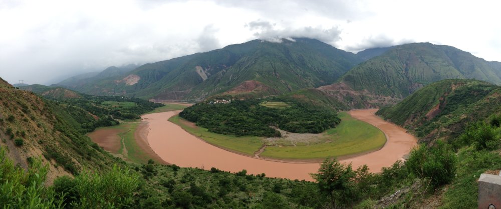 旅行全景照_云南红河大拐弯