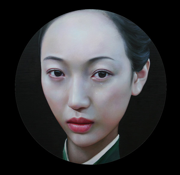 Emotion Angel情感天使oil on canvas190cm diameter2010.jpg