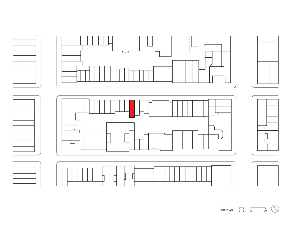 曼哈顿狭窄的竖立的联排别墅_Urban-Townhouse-by-GLUCK-13.jpg