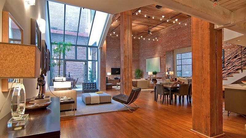 旧金山工业风格阁楼住宅Industrial-Style Loft in San Francisco_interior-modern-loft.jpg