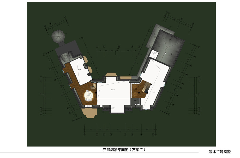 自己手绘的别墅概念方案_14.三层阁楼平面图（方案二）.jpg