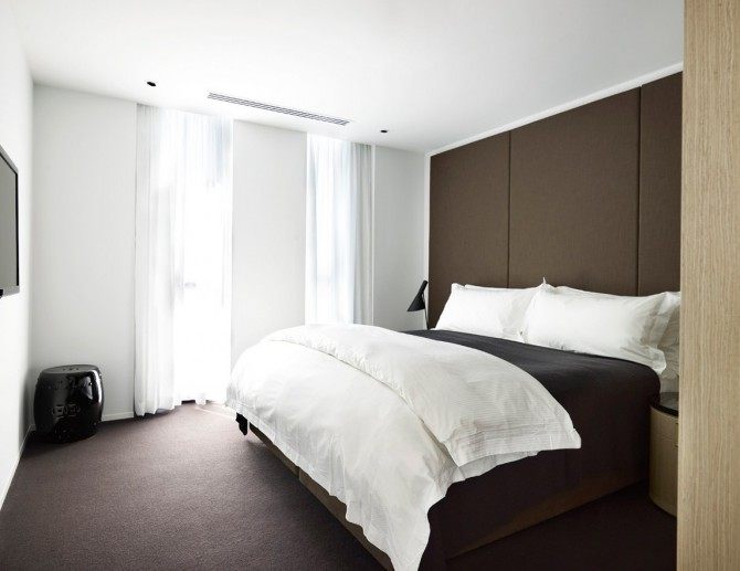 澳大利亚波波利酒店（官方摄影）Redgen Mathieson Architects_Burburyonebed_room_AS-e1386800761405-670x517.jpg