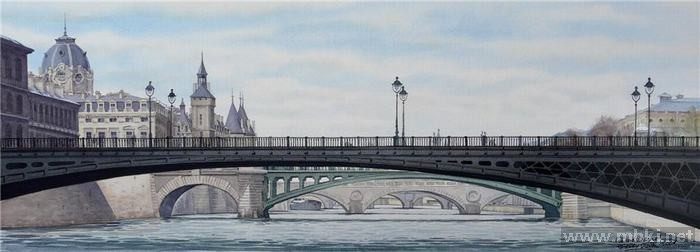 法国超写实水彩画家 Thierry DUVAL_7c48d544xa089143a091b&amp;690.jpg