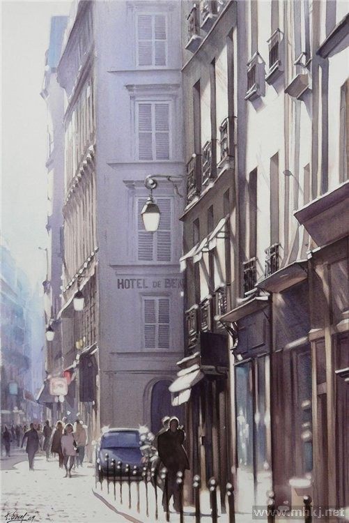 法国超写实水彩画家 Thierry DUVAL_7c48d544xa0891382f2f8&amp;690.jpg