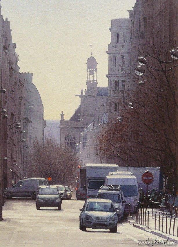 法国超写实水彩画家 Thierry DUVAL_7c48d544xa0891392426e&amp;690.jpg