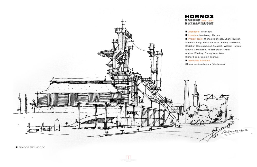 手绘最新表现手法_墨西哥特雷钢铁工业生产历史博物馆.jpg