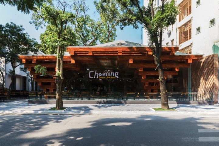 木材演绎曼妙的光影效果 越南河内Cheering餐厅设计_20150131_091836_014.jpg