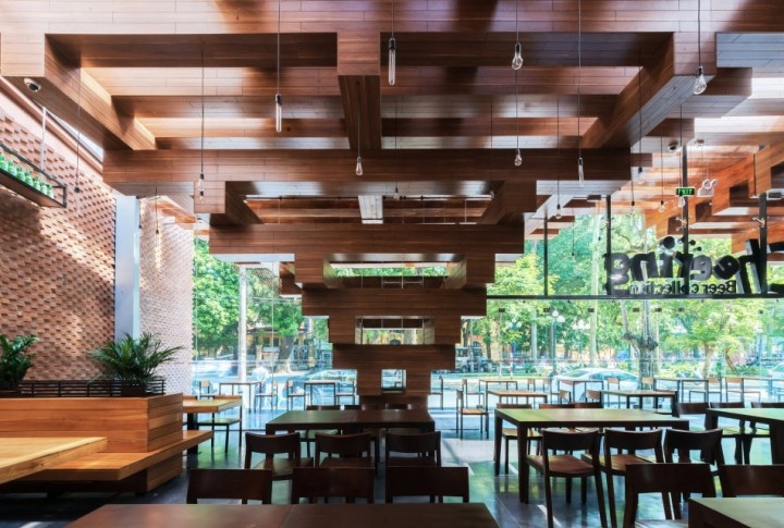木材演绎曼妙的光影效果 越南河内Cheering餐厅设计_20150131_091836_031.jpg