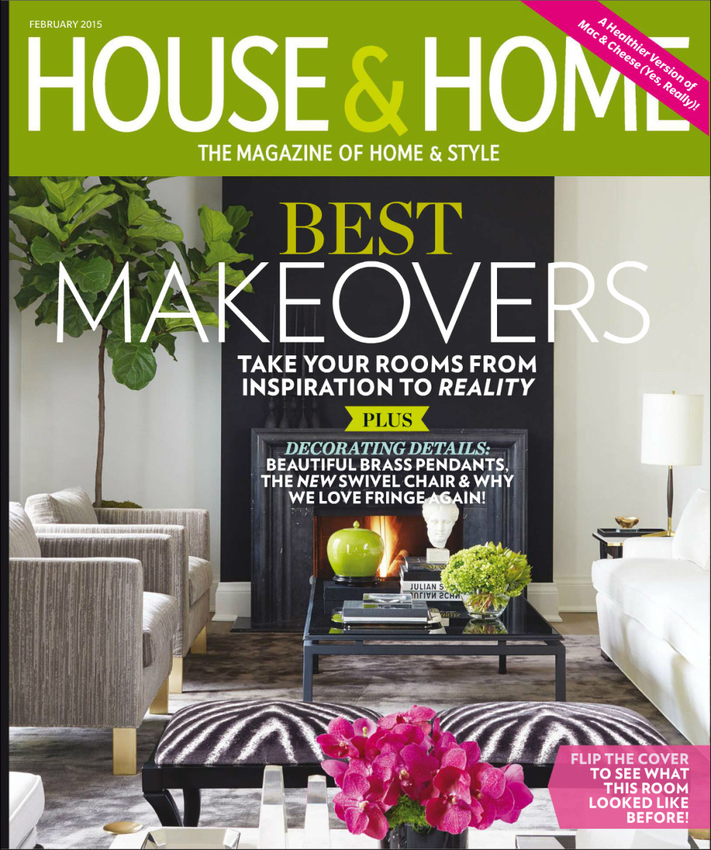 [House & Home（住宅与家居）] 时尚混搭风格杂志 2015年2月刊_House &amp; Home - February 2015_页面_01.jpg