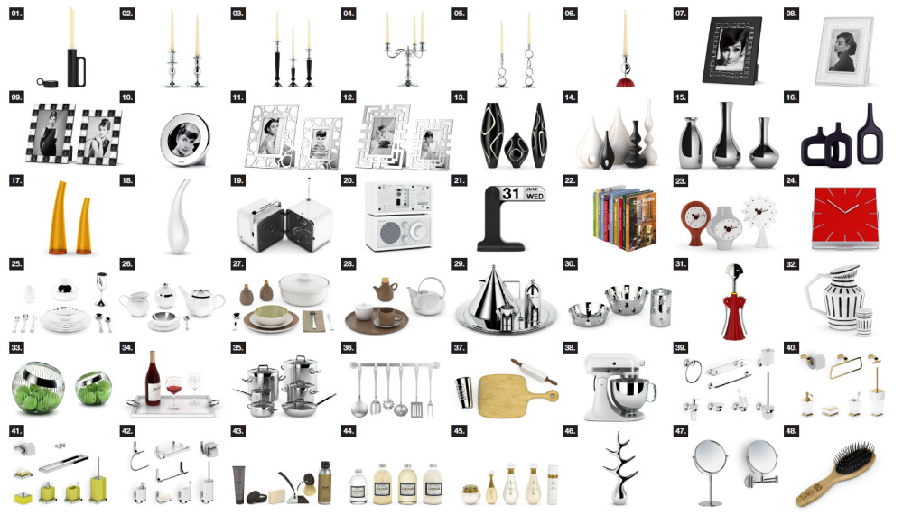 国外经典model+model 超细致模型_model model Vol.01 [卧室、厨房、卫生间装饰品].jpg