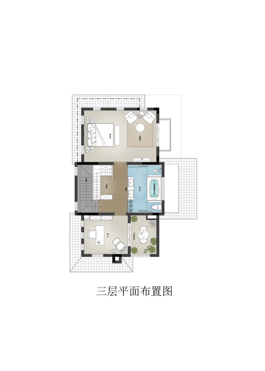 西安绿地国际生态城连体别墅样板间_平面方案-3F.jpg