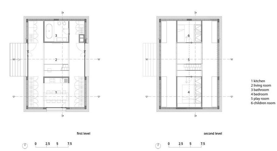 斯洛文尼亚Vrhovlje Compact Karst私人住宅_Compact-Karst-House-24.jpg