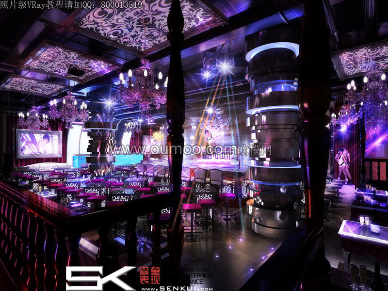 2015精品 ktv模型包房效果图 3dMAX室内模型 酒吧夜场吧台3d素材_M-015_缩小大小.jpg