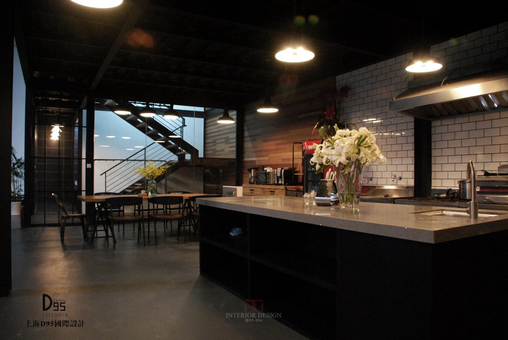 咖啡吧 复古loft工业风格_上海D95设计