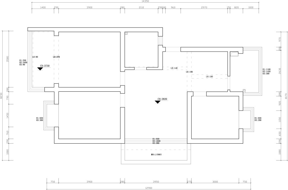 两层170m²现代简约，求大神带我装逼带我飞_一楼.jpg