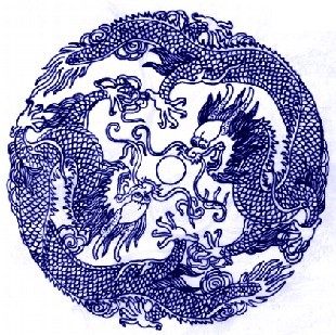 中国青花瓷传统图案全集及寓意_二龙戏珠.jpg