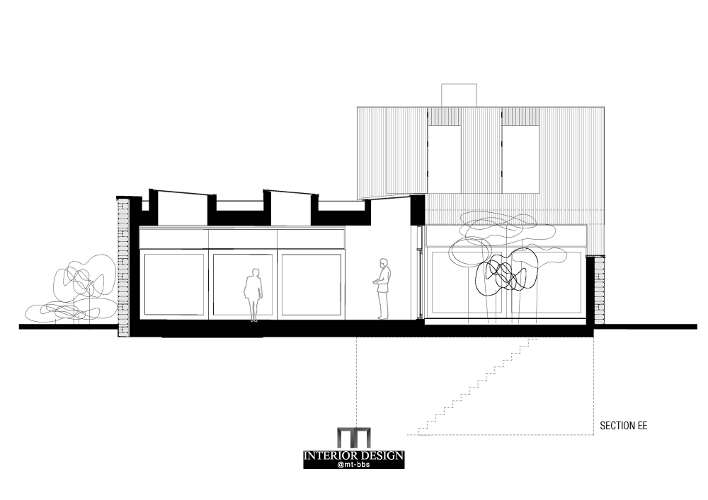 自然材料住宅，爱尔兰建筑师Mccullough Mulvin，内附平立面_550103dbe58ece792b00017e_z-square-house-mccullough-mulvin-architects_section_-2-.png