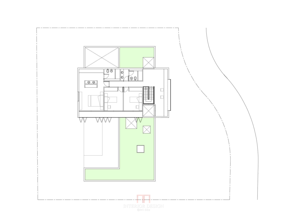 建筑师：VDV ARQ的光影现代住宅_53c369e6c07a8099e10000ab_casa-pedro-vdv-arq_planta_alta_1-200.png