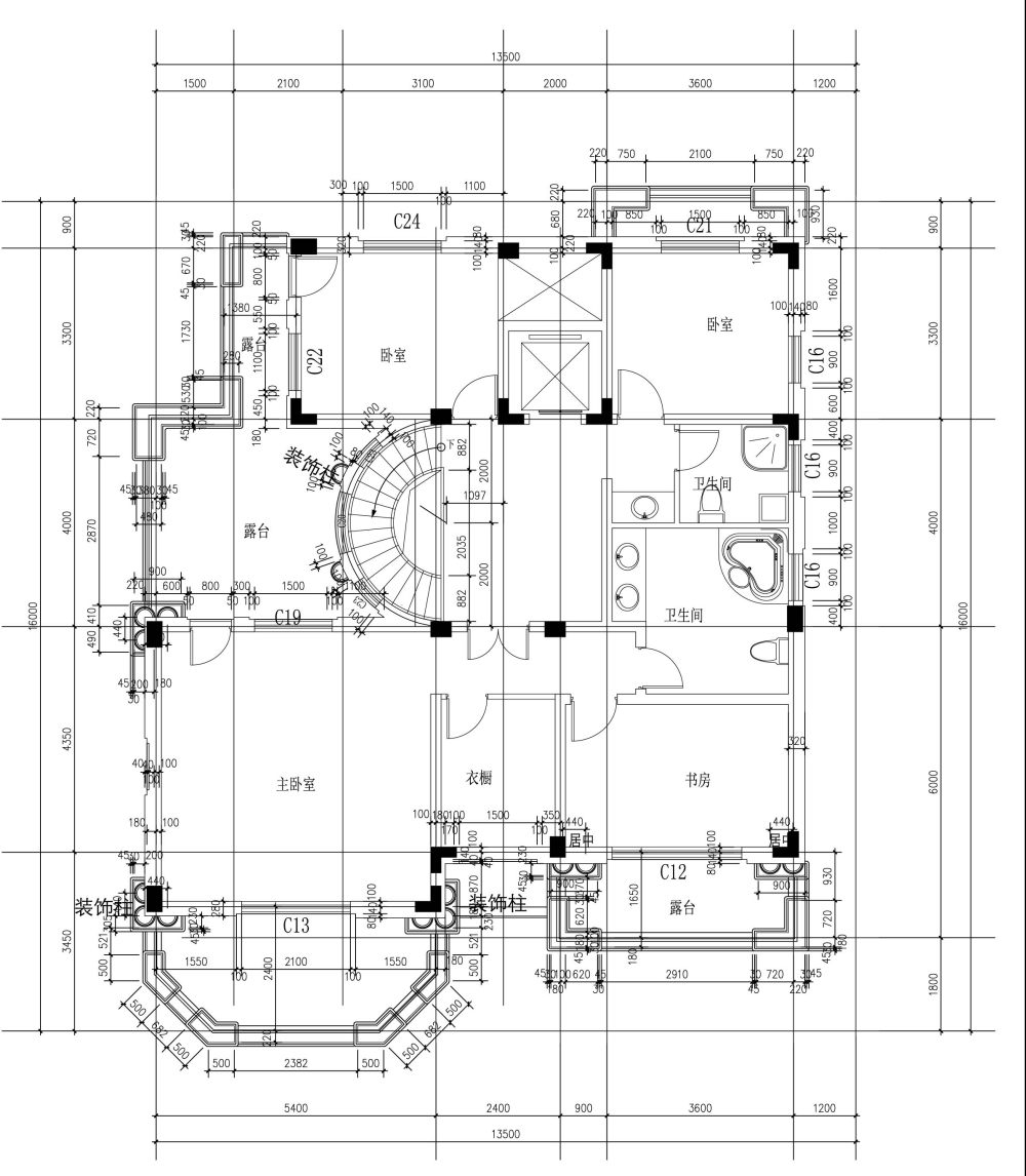 一套别墅初稿方案_A2型 Model (1)3-3.jpg