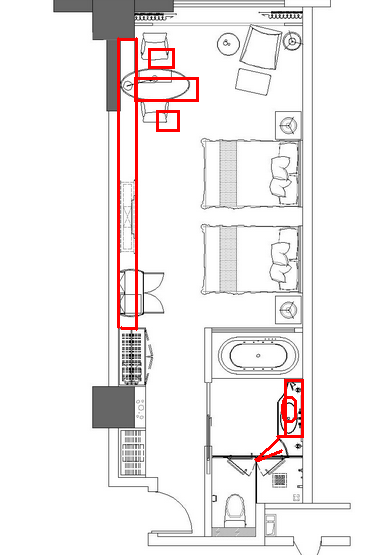 酒店客房平面布置图，各位大师帮我瞧瞧这样布置行吗？_QQ图片20150423150500.png