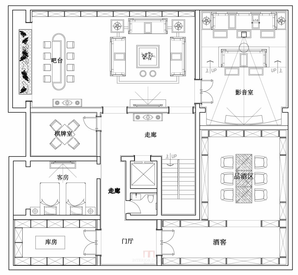 中式别墅进行曲--从没有主题思想开始。。。。。。_负一层平面概念方案