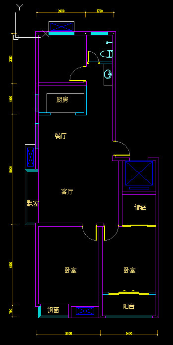 不知道这样的平面，能否有设计创新的布置，请各位大侠..._QQ截图20150514104030.jpg