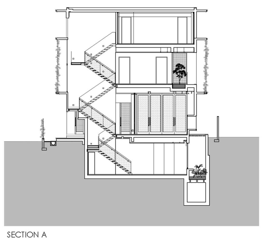 新加坡其尔顿住宅设计Chiltern House by WOW Architects  Warner Wong D..._Chiltern-House-19.jpg