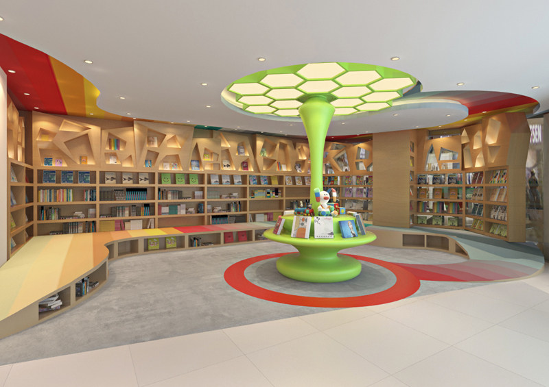 以前做的一些工装效果图，请各位大神指点一下_07-04 玩具图书馆 购书区.jpg