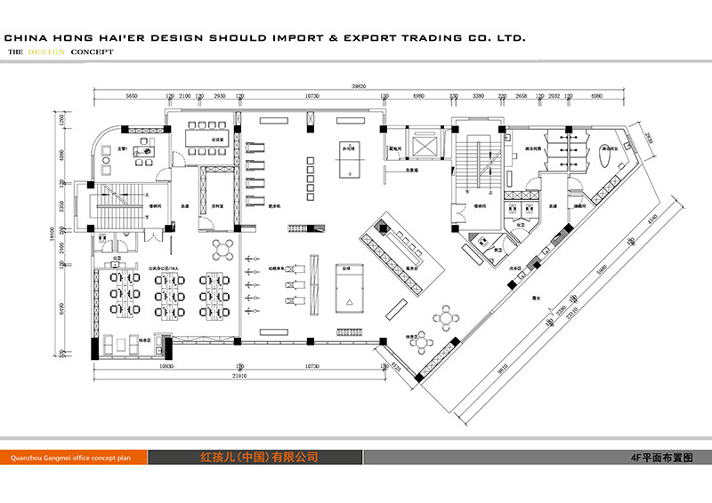 红孩儿（中国）有限公司--陈建春室内设计事务所_02四层平面布置图.jpg