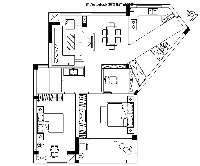 刁难户型，大师们请给点建议_1.png