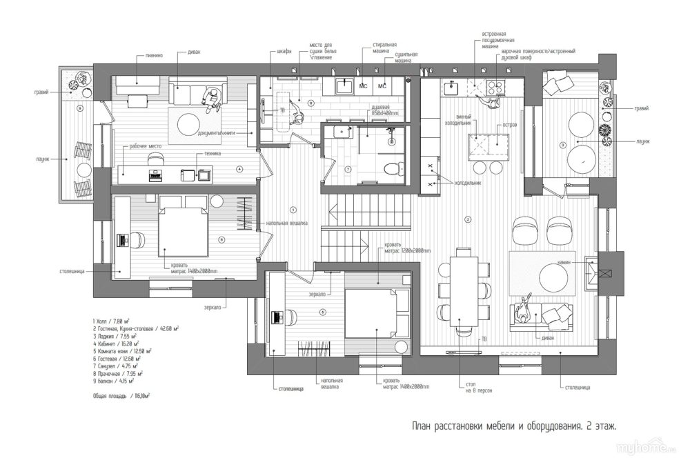 俄罗斯 INT2 Architecture 工作室作品合集【高清效果图+平面图】_plan-1.jpg