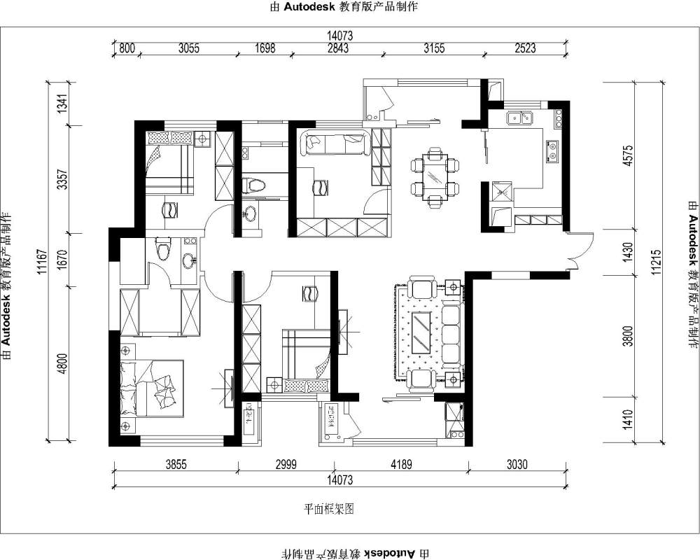 【1000DB悬赏最佳户型方案--143平】_建筑框-Model.jpg