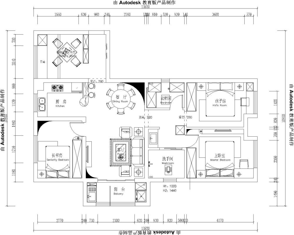 奇葩卫生间卧室户型， 求大师指点_dwg-1-Model.jpg