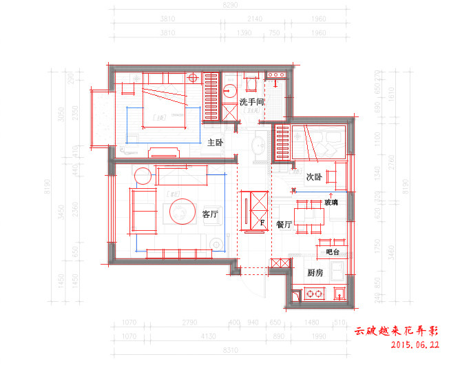 路过点评下，看看怎么优化，_户型优化