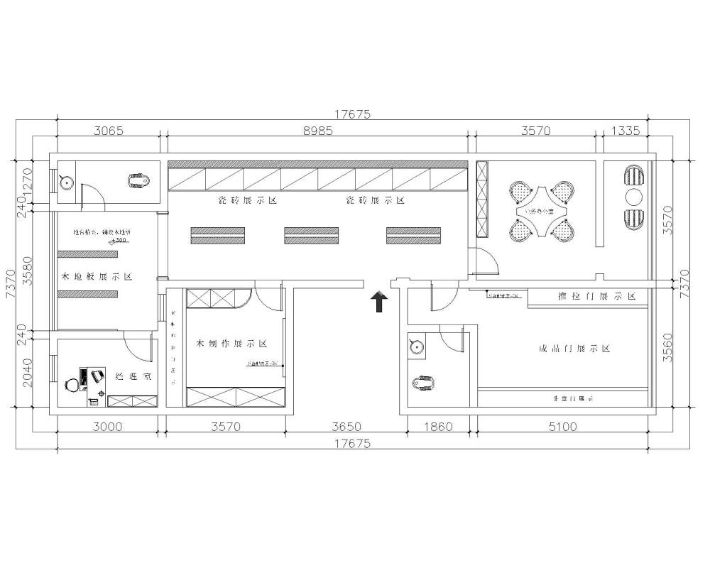 一个小设计工作室,平面方案,希望大神们帮忙指导指导