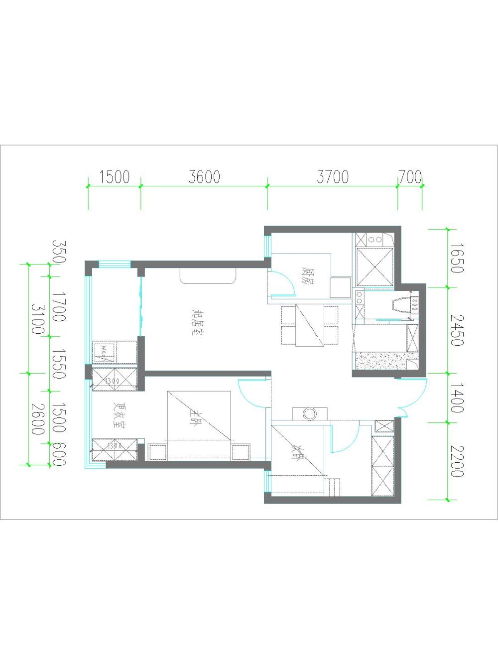 80后婚房平面交流设计_餐桌可以买那种可拉伸的 